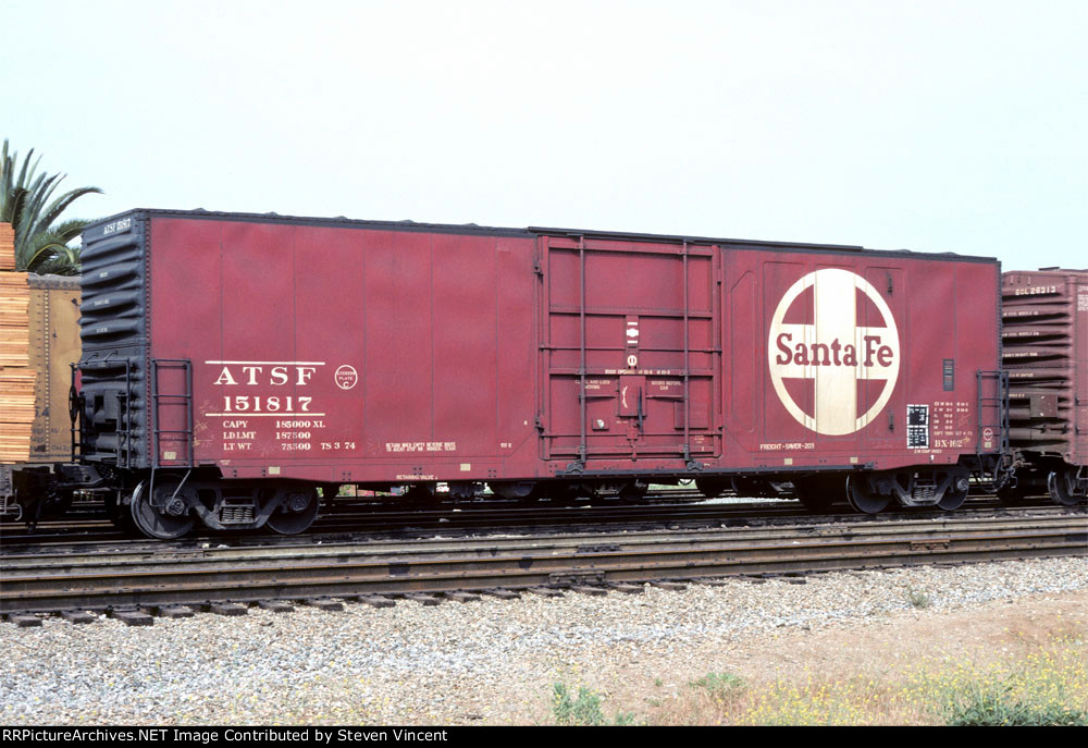 Santa Fe box ATSF #151817